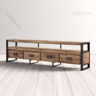 Vintage solid wood TV cabinet living room floor standing TV cabinet Kabinet TV 电视柜