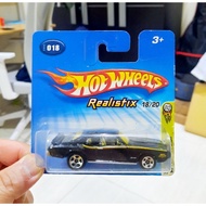 HOT WHEELS REALISTIX 69 PONTIAC GTO SHORT CARD