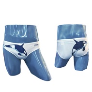 SW135 กาางเกงว่ายน้ำผ้าพิมพ์ลายกราฟฟิก Awesome swimwear