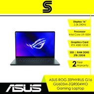 ASUS ROG ZEPHYRUS G16 16" GU605M-ZQR004WO Gaming Laptop (16" 2.5K/240Hz/U9-185H/RTX 4080 12GB/2TB SS