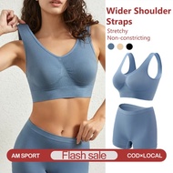Sport Bra Baju Dalam Perempuan Bra Sport Woman Plus Size Push Up Seamless Wire Free Yoga Bra No Pad 