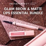 Instaperfect Brow & Matte Lips Essentials Bundle (Browflash 3-in-1 Brow Perfector + Everlast Intense