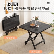 Foldable Table Household Eating Dining Table Rental Room Dormitory Small Apartment Portable Stall Writing Homework Small Square Table