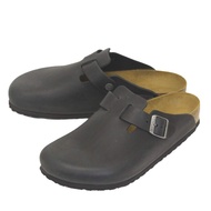 Birkenstock GC059461 Boston Leather Sandal Regular (Wide) Black 42 - Approximately 27.0cm-27.5cm