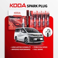 KODA Iridium Spark Plug Toyota Vellfire GGH30 V6 3.5 2GR-FKS 2015-2023 LFR6AIX-11 KD-02016 (1 SET)