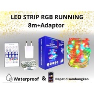 Necosoe Super RGB Led Strip Decorative Lights 8m 8meter 8 Meter USB Sound Sensor App Smart Rgbic Fai