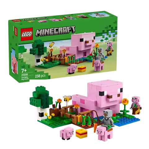LEGO Building Blocks My World 21268 Pig Baby House Boys and Girls Children's Splicing Toys Birthday 