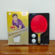 ORIGINAL Double Fish 6A+ ping pong Bat - Double Fish 6A+ table tennis Bat - Bad Double Fish 6A+CPING