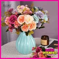 Carnation Flowers 5 Branches Decorative Flowers Plastic Decorative Flowers[CT-7]