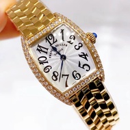 Franck Muller/Watch Women All Gold 18K Gold Back Diamond English Women's Watch 2251QZ