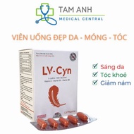 Lv-Cyn Viên uống sáng da đẹp tóc chắc khoẻ móng hộp 60 Viên - Chính hãng LV pharma