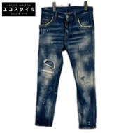 Dsquared2 2018 S71LB0452 破損彩繪滑板牛仔褲 42碼 [二手]