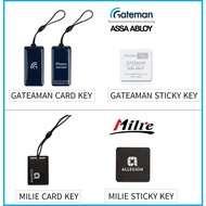 GATEMAN iRevo / MILIE RFID Tag Key Sticky key Tag Key Sticky key RF Card Key RFID Card Key (For GATE