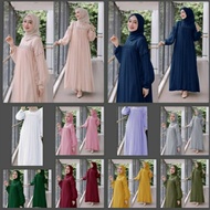 PUTIH Gamis Girls Contemporary maxi dress muslim dress V0G8 Latest 2022 Plain Women modern jumbo mot