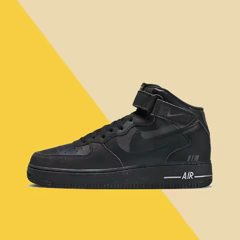 Nike Air Force 1 Mid Unisex Sneakers - Ankle Support, Classic Cushioned Comfort & Durable for All-Da