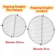 ANGSANG LOVEBIRD PLECI RAM KAWAT ALAS TATAKAN BESI SANGKAR KANDANG BURUNG LOVEBIRD KAPSUL PLECI HELO