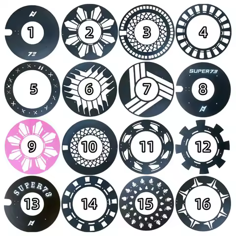For SUPER73 No Disassembly Snow Bike 1Pair. Carbon Steel 20 Inch Wheel Hub Cover