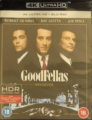 Goodfellas 盜亦有道 4k Blu Ray 英版4k藍光 有中文字幕 Martin Scorsese Robert De Niro