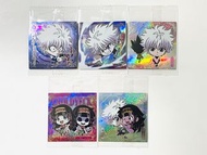 Hunter X Hunter 全職 獵人 零食 威化 貼紙 part 8 揍敵客 祖迪 家族  奇犽 基路亞 阿路加 亞路嘉 拿尼加 嘉路特 5種 全新 日版 餅貼 餅咭 餅卡