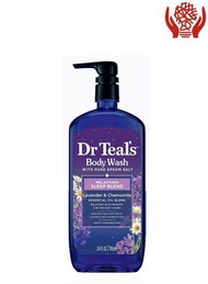 Dr Teal's Sleep Blend 褪黑激素沐浴露，含純瀉鹽，710 毫升 (新舊包裝隨機發貨)
