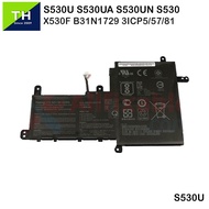 Asus Vivobook S530U  S530UA  S530UN  S530F  X530FN  B31N1729  Series  3 Cells  Notebook Compatible B