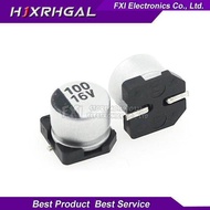 10pcs Electrolytic Capacitor 16V 100UF 6.3*5.4mm SMD Aluminum Electrolytic Capacitor 100uF16V 16V100