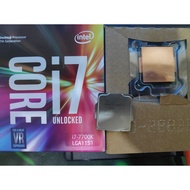 Intel Core i7 7700K UNLOCKED (Used) Delid Coollaboratory Liquid Ultra 100% Metal custom copper IHS M