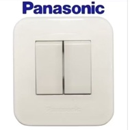 PANASONIC WSJ 3900 OB SERIES SWITCH 2 GANG OUTBOW RAISED DOUBLE SWITCH WSJ3900