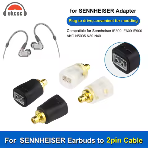 okcsc for 0.78 Cable Connected to Sennheiser IE300 IE900 IE600 MMCX AKG N5005 N30 N40 0.78 2 Pin Cab
