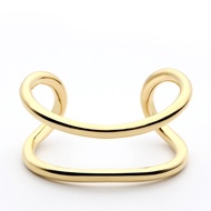 Hot-selling European American Cross-Border Valentine's Day Jewelry Golden Bracelet Open Bracelet Irr