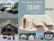 Coody Air Tent Cotton 13.6 W/ Rain Cover #เต็นท์ลม + ฟรายชีท