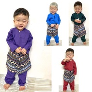 [PROMOSI RAYA] BAJU MELAYU WITH SONGKET SAMPIN 1Y-8Y