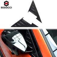 Original original M2 M3 M4 Dry Carbon Fiber Side Window Spoiler Triangle Trim for BMW G80 G81 M3 G82