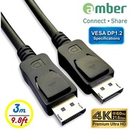 amber DP 1.2規格 DP to DP影音傳輸線-3M DPC-230