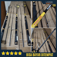 Joran Pancing Galatama Tornado Ikan Bawal Bahan Solid Carbon 150 165 180 15lb 17lb 20lb