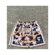 20263D Digital Print BAPE Ape Head Philadelphia 76ers Camouflage Shorts Summer Loose LTOO