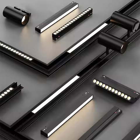 PNY Smart Magnetic Track Light Dimmable DALI 48V Tuya ZigBee Recessed Home Linear Magnetic Rail Ligh