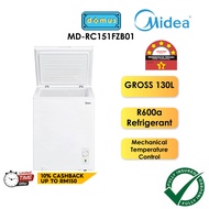 5 STAR Midea Mini Chest Freezer 130L Peti Freezer Murah Deep Freezer Peti Sejuk Beku Frezer Kecil 冷藏