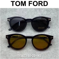 Tom Ford tf5823 with clip on sunglasses 眼鏡