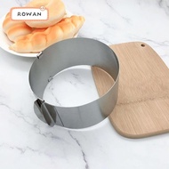ROWAN Cake Ring, Round Adjustable Cake Mousse Mould,  6 to 12 Inch Baking Ring Stainless Steel Ring Bakeware Tools