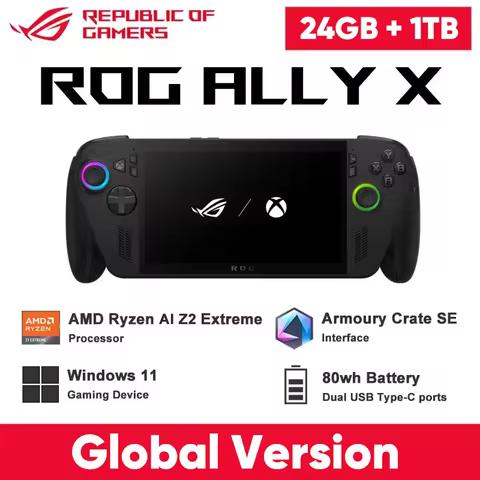 Global Version ROG Xbox Ally (2025) RC73YA Gaming Handheld PC Windows 11 Home AMD Ryzen Z2 A Process