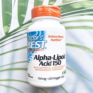 Alpha-Lipoic Acid 150 mg 120 Veggie Capsules (Doctor's Best®) ALA