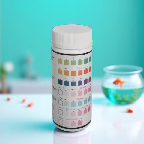 Aquarium Test Strip Freshwater Swimming Pool Aquarium Water pH Test Strips Water Quality Fish Tank T