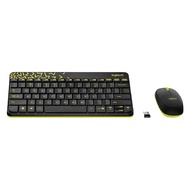logitech 羅技 公司貨 MK240 Nano無線鍵盤滑鼠組 原廠保固 Y-R0036 M-R0041 黑黃色