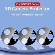 3Pieces 3D Lens Protector Glass For Xiaomi POCO F7 Ultra 5G Camera  Glass Cover Poco F7 Pro F7Ultra