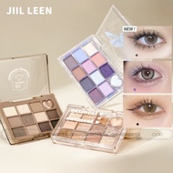 JILL LEEN Eyeshadow 眼影盘漂亮盘哑光多色系 12-Color Eyeshadow Palette Matte Daily Pearlescent Flash Eyeshadow