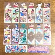 😎可換 💛現貨 日版 全新 蠟筆小新 野原新之助 小新bb 野原小白 風間徹 櫻田妮妮 佐藤正男 阿呆 春日部防衛隊 動感超人 書簽 書籤 盲抽 隨機