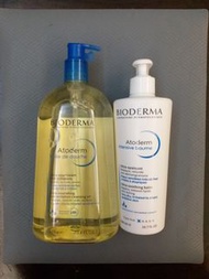 $390/1套 1公升 Bioderma Atoderm Shower Oil 1000ml + 500毫升 Bioderma Atoderm Intensive Baume 皮膚科推薦使用