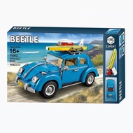 Compatible with 10242 Retro BMW Mini MiniCooper Volkswagen Beetle Car Building Block Toy