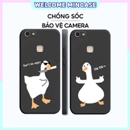 Vivo V7, V7 Plus, V9 Flexible Silicone Case, Soft tpu With Square Edge Protects The camera With Bear Duck Shape
